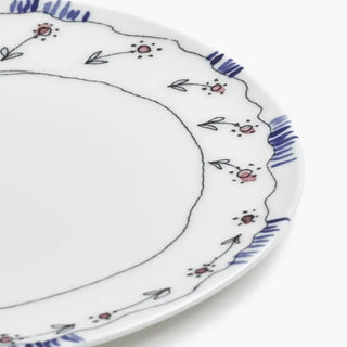 Marni by Serax Midnight Flowers dinner plate - Buy now on ShopDecor - Discover the best products by MARNI BY SERAX design