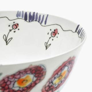 Marni by Serax Midnight Flowers serving bowl anemone milk - Buy now on ShopDecor - Discover the best products by MARNI BY SERAX design