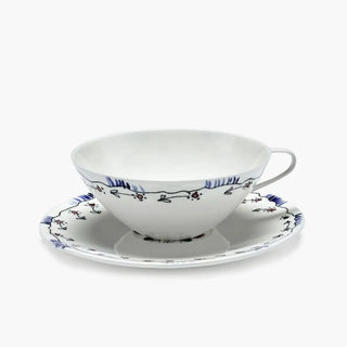Marni by Serax Midnight Flowers tea cup with saucer Anemone Milk - Buy now on ShopDecor - Discover the best products by MARNI BY SERAX design