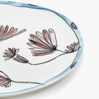 Marni by Serax Midnight Flowers dinner plate - Buy now on ShopDecor - Discover the best products by MARNI BY SERAX design