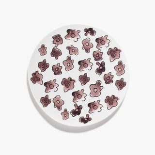 Marni by Serax Midnight Flowers dinner plate Dark Purple 20 cm - 7.88 inch - Buy now on ShopDecor - Discover the best products by MARNI BY SERAX design