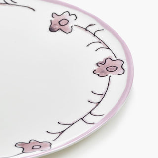 Marni by Serax Midnight Flowers dinner plate - Buy now on ShopDecor - Discover the best products by MARNI BY SERAX design