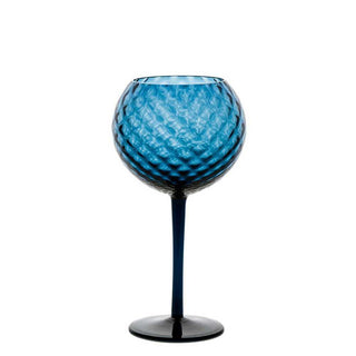 Nason Moretti Gigolo white wine chalice - Murano glass Nason Moretti Air force blue - Buy now on ShopDecor - Discover the best products by NASON MORETTI design