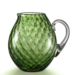 Nason Moretti Idra Balloton pitcher - Murano glass Nason Moretti Soraya green - Buy now on ShopDecor - Discover the best products by NASON MORETTI design