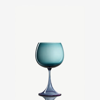 Nason Moretti Mille e Una Notte montrachet wine chalice air force blue and peach - Buy now on ShopDecor - Discover the best products by NASON MORETTI design