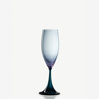 Nason Moretti Mille e Una Notte champagne wine chalice peach and air force blue - Buy now on ShopDecor - Discover the best products by NASON MORETTI design