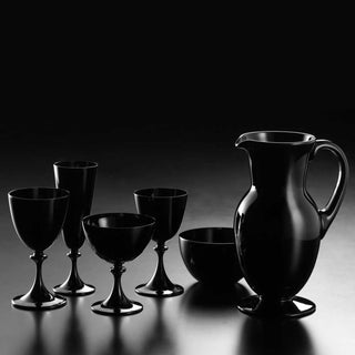 Nason Moretti Mori water chalice black - Murano glass - Buy now on ShopDecor - Discover the best products by NASON MORETTI design