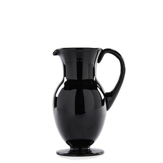 Nason Moretti Mori pitcher black - Murano glass - Buy now on ShopDecor - Discover the best products by NASON MORETTI design