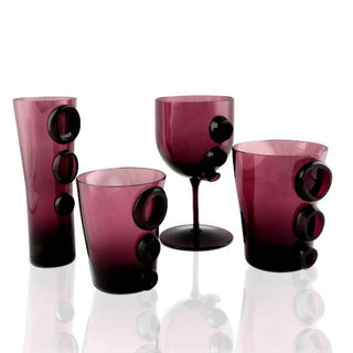 Nason Moretti Venthouse water glass violet - Buy now on ShopDecor - Discover the best products by NASON MORETTI design