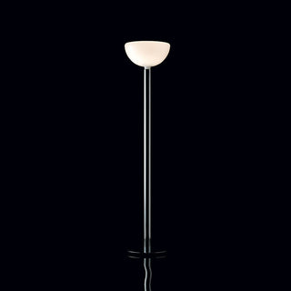 Nemo Lighting AM2C floor lamp with chromed structure and diffuser in white glass - Buy now on ShopDecor - Discover the best products by NEMO CASSINA LIGHTING design