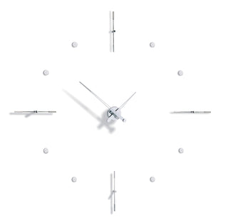 Nomon Mixto I wall clock Steel - Buy now on ShopDecor - Discover the best products by NOMON design