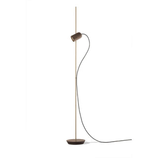 Nomon Onfa floor lamp Walnut Brass - Buy now on ShopDecor - Discover the best products by NOMON design