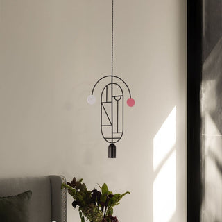 Nomon Wooden Dots pendant lamp graphite structure 1 element - Buy now on ShopDecor - Discover the best products by NOMON design