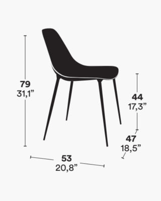 Opinion Ciatti Mammamia Punk chair - Buy now on ShopDecor - Discover the best products by OPINION CIATTI design