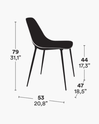 Opinion Ciatti Mammamia Punk chair - Buy now on ShopDecor - Discover the best products by OPINION CIATTI design