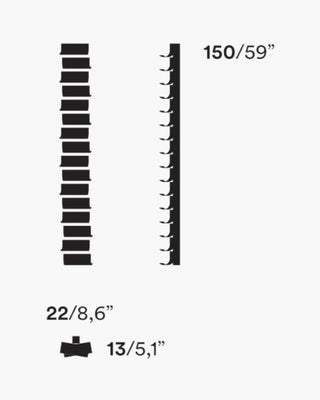 Opinion Ciatti Ptolomeo Vino Wall wall-mounted vertical bottle holder - Buy now on ShopDecor - Discover the best products by OPINION CIATTI design