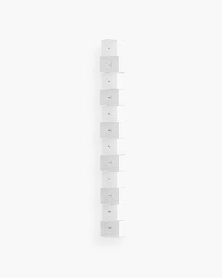 Opinion Ciatti Ptolomeo Wall vertical wall bookcase White 155 cm. - 60.3 in. - Buy now on ShopDecor - Discover the best products by OPINION CIATTI design