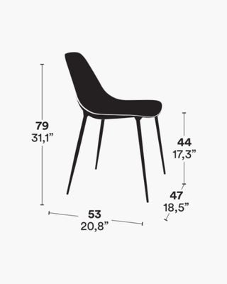 Opinion Ciatti Mammamia chair - Buy now on ShopDecor - Discover the best products by OPINION CIATTI design