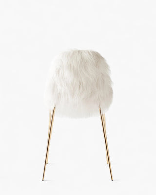 Opinion Ciatti Mammamia Fur chair White Gold - Buy now on ShopDecor - Discover the best products by OPINION CIATTI design