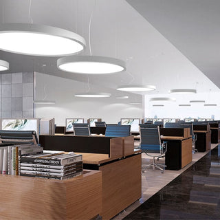 Panzeri Planet Ring suspension lamp LED white diam. 70 cm - Buy now on ShopDecor - Discover the best products by PANZERI design