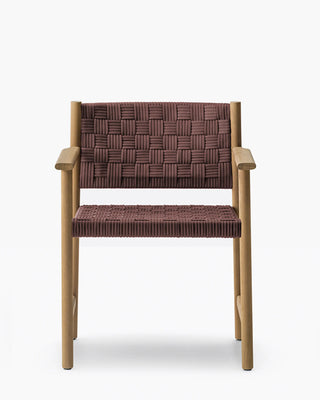 Pedrali Griante 3795/3805 chair with armrests Pedrali Brown MA Iroko Frame - Buy now on ShopDecor - Discover the best products by PEDRALI design