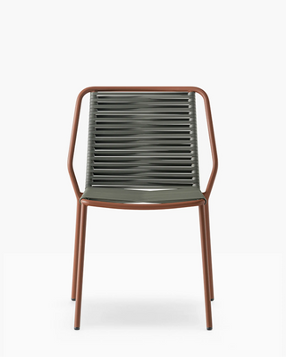 Pedrali Philía 3900 metal chair Pedrali Terracotta Green TE200-VE2 - Buy now on ShopDecor - Discover the best products by PEDRALI design
