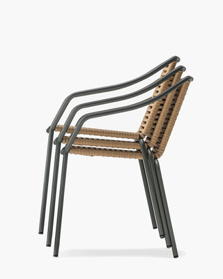 Pedrali Philía 3905 metal chair with armrests - Buy now on ShopDecor - Discover the best products by PEDRALI design