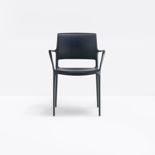 Pedrali Ara 315 polypropylene chair with armrests Anthracite grey GA - Buy now on ShopDecor - Discover the best products by PEDRALI design
