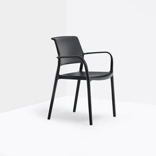 Pedrali Ara 315 polypropylene chair with armrests Black NE - Buy now on ShopDecor - Discover the best products by PEDRALI design