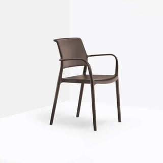 Pedrali Ara 315 polypropylene chair with armrests Brown MA2 - Buy now on ShopDecor - Discover the best products by PEDRALI design