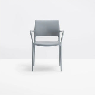 Pedrali Ara 315 polypropylene chair with armrests Light grey GC - Buy now on ShopDecor - Discover the best products by PEDRALI design