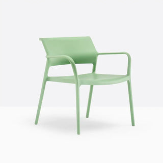 Pedrali Ara Lounge 316 polypropylene armchair Sage green VS - Buy now on ShopDecor - Discover the best products by PEDRALI design