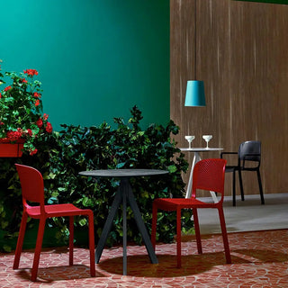 Pedrali Arki-Base ARK3 three-legged table with top - Buy now on ShopDecor - Discover the best products by PEDRALI design