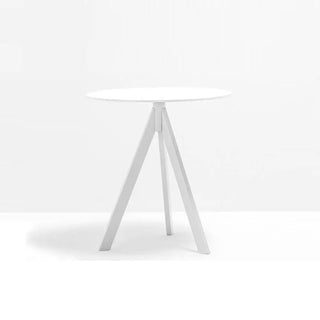 Pedrali Arki-Base ARK3 three-legged table with top White BI200 Solid laminate CFP_BI ø 70 cm - Buy now on ShopDecor - Discover the best products by PEDRALI design