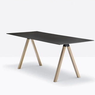 Pedrali Arki-Desk Wood ARKW7 table with solid laminate top