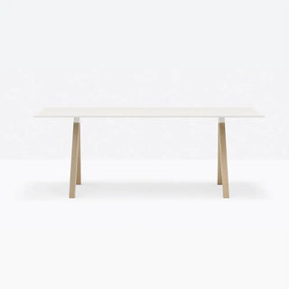 Pedrali Arki-Desk Wood ARKW7 table with solid laminate top