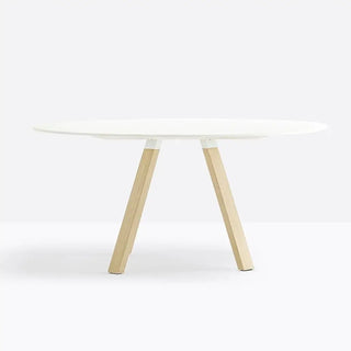 Pedrali Arki-Table Wood with solid laminate top