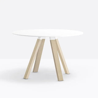 Pedrali Arki-Table 木材實心層壓板桌面