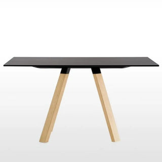 Pedrali Arki-Table Wood with solid laminate top