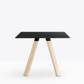 Pedrali Arki-Table Wood with solid laminate top