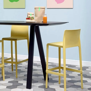 Pedrali Arki-Table Wood ARKW107 high table with solid laminate top