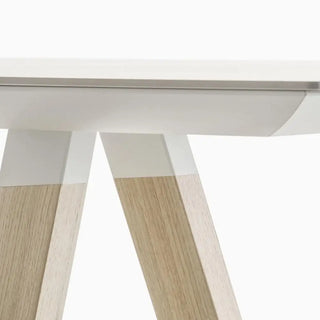 Pedrali Arki-Table Wood ARKW107 high table with solid laminate top