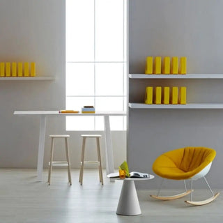 Pedrali Arki-Table Wood ARKW107 high table with solid laminate top