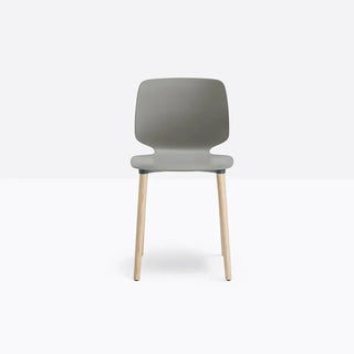 Pedrali Babila 2750 chair with ash legs and technopolymer shell