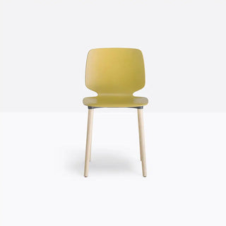Pedrali Babila 2750 chair with ash legs and technopolymer shell