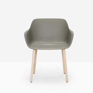Pedrali Babila XL 2754R armchair in recycled material with ash legs - Buy now on ShopDecor - Discover the best products by PEDRALI design