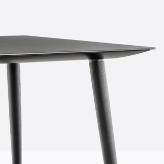 Pedrali Babila Table TBA with ash legs and solid laminate top