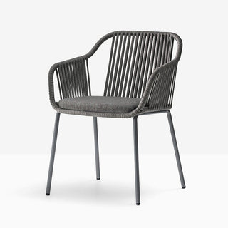 Pedrali Babila Twist 2795 armchair with cushion for outdoor use - Buy now on ShopDecor - Discover the best products by PEDRALI design