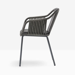 Pedrali Babila Twist 2795 armchair with cushion for outdoor use - Buy now on ShopDecor - Discover the best products by PEDRALI design