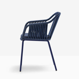 Pedrali Babila Twist 2795 armchair with cushion for outdoor use - Buy now on ShopDecor - Discover the best products by PEDRALI design